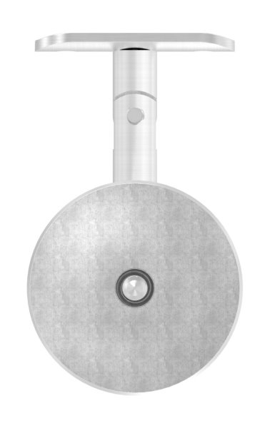 Handlaufhalter mit Gelenk und Halteplatte für Ø 42,4 mm V2A