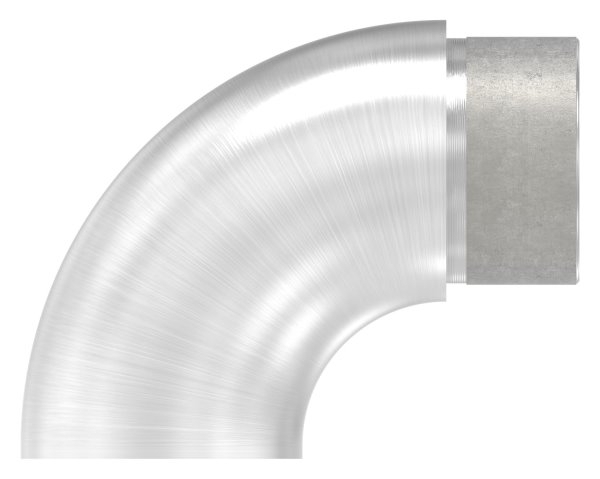 Endbogen V2A fuer Rohr Ø 42-4 x 2-5 mm 90° flach zum Stecken-11-3691.4