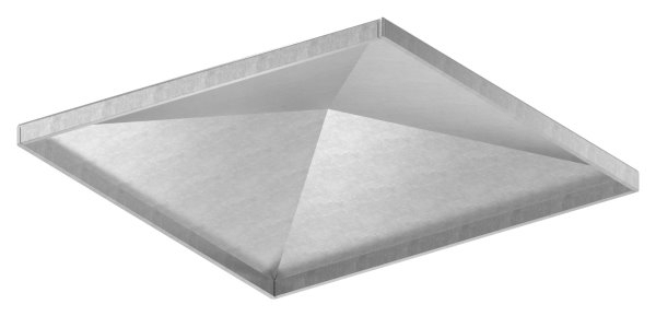 Pfeilerbedecker für Quadratrohr | 150x150 mm | Stahl (Roh) S235JR