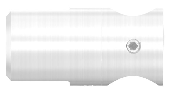 Querstab-Plattenhalter V2A Edelstahl Ø 25 mm – für Rundstäbe 16 mm inkl. Schrauben