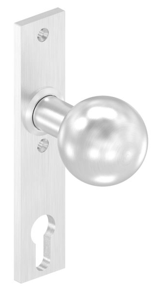 Tuerknopf- Ø 50mm- mit Langschild- V2A-88-1156646.240