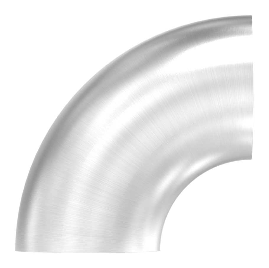 Bogen 90° zum Schweissen fuer Rundrohr- Ø 33-7 mm V2A-11-3711-A.4