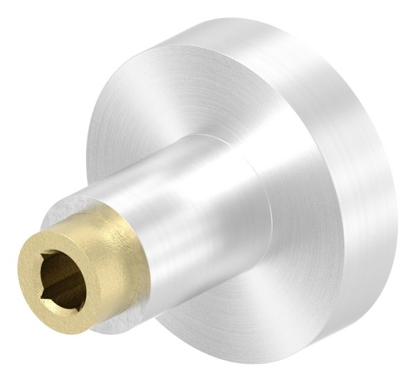 Tuerknauf V2A gerade mit Scheibe Ø 55 mm-11-3935.4