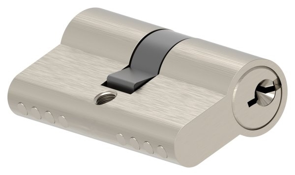 Zylinder Edelstahloptik 55 mm mit 3 Schluessel-11-3953.2