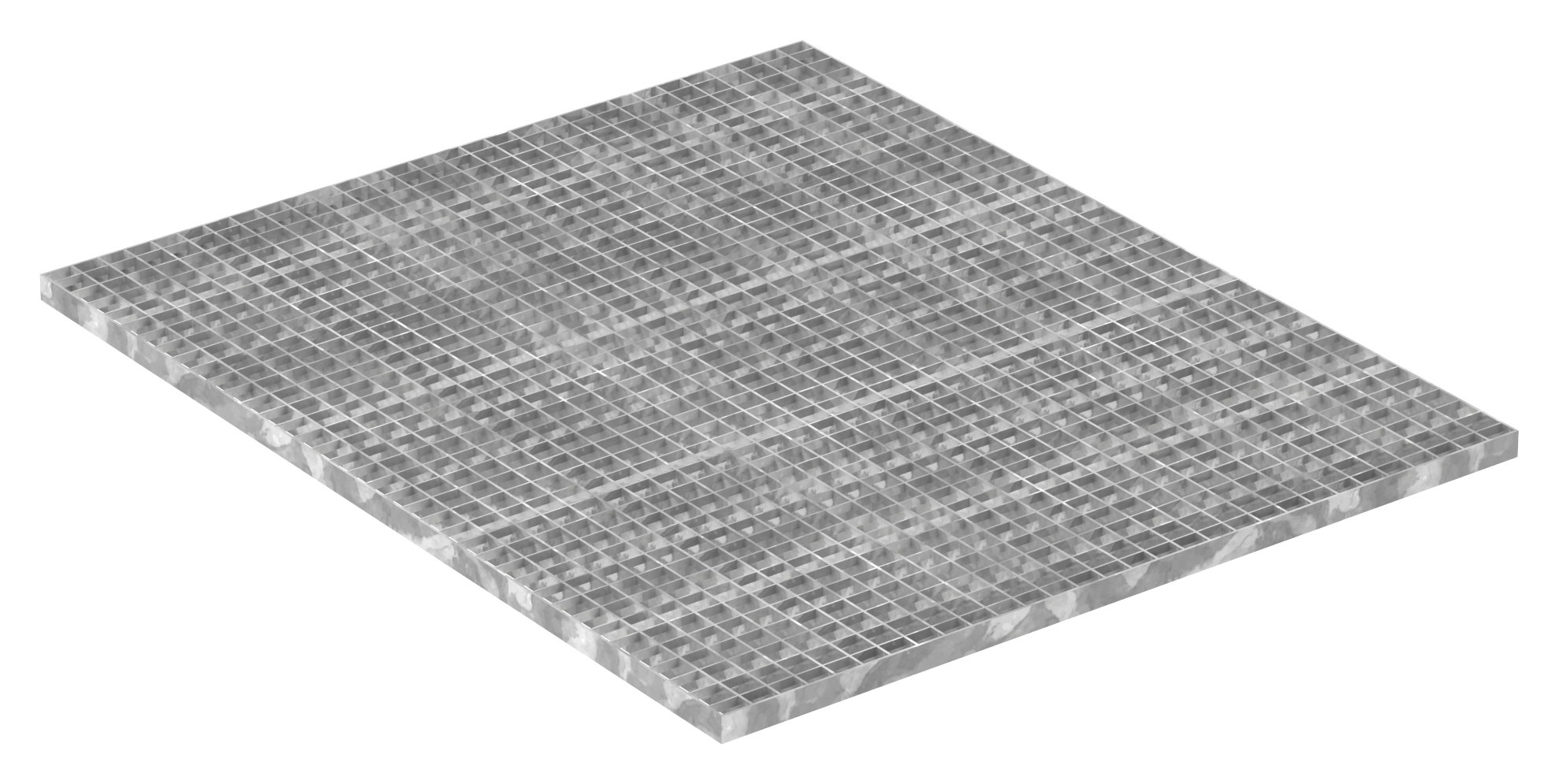 Industrie-Gitterrost | Maße: 1200x1000 mm; 30/30 mm; 30/3 mm | S235JR (St37-2), im Vollbad feuerverzinkt