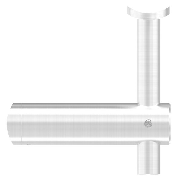 Handlaufhalter höhenverstellbar und Halteplatte für Ø 42,4 mm V2A