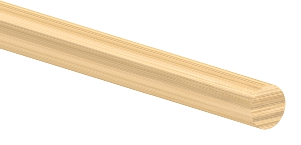 Holzhandlauf Eiche- Ø 42-4mm- L- 1-5m-88-11H-EI42.1500