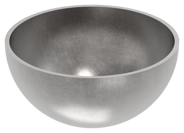 Halbhohlkugel Ø 76 mm | glatt | Stahl S235JR, roh