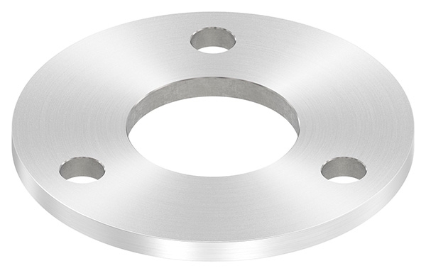 Ankerplatte Ø 100 x 6 mm mit Zentrierbohrung- Ø 42-8 mm V2A-11-2265R.4