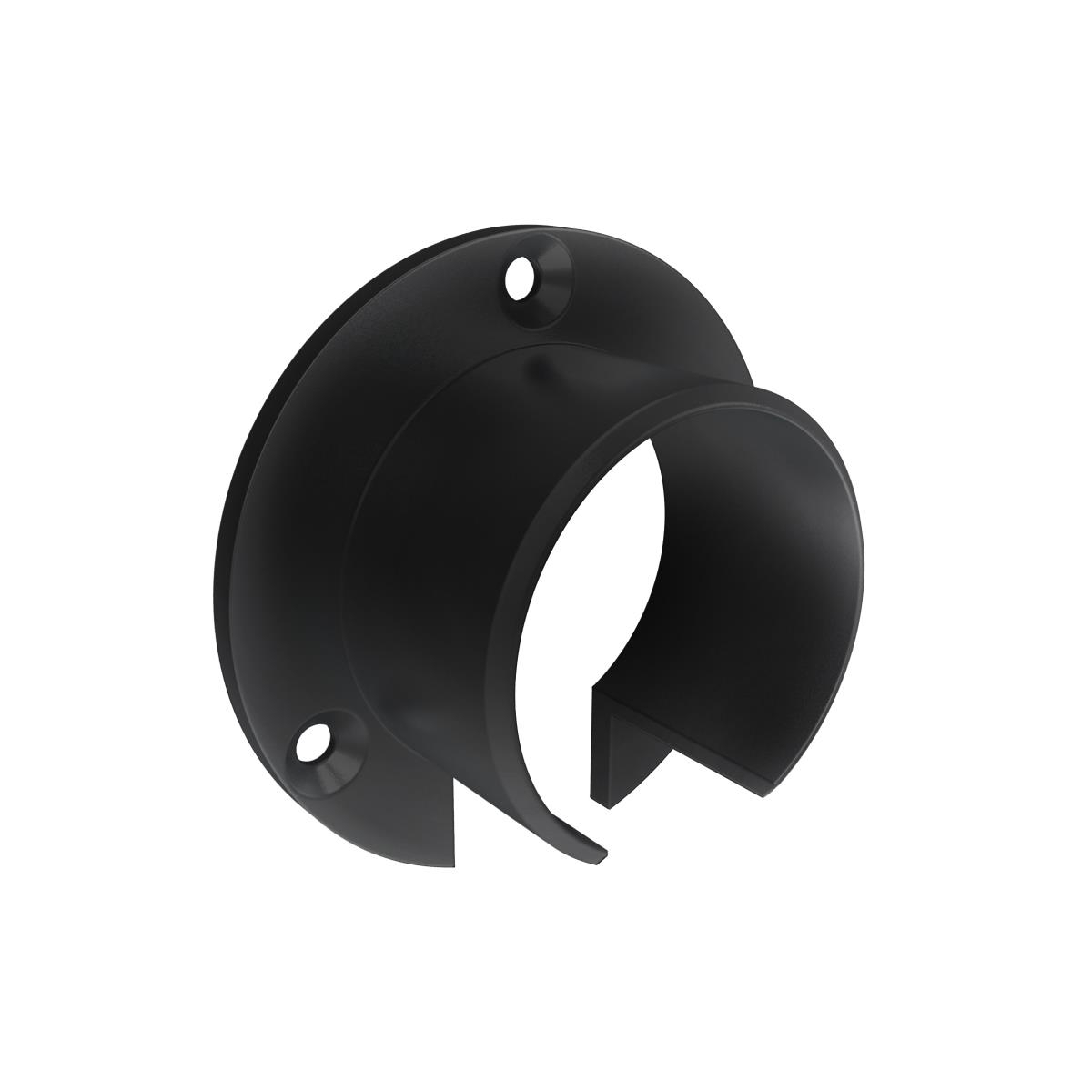 Griffhalterung Aluminium D 50 mm fuer Glas Schwarz Satin-ELOX LED-Handlauf-89-11AL6505050LEDSEB-A.4