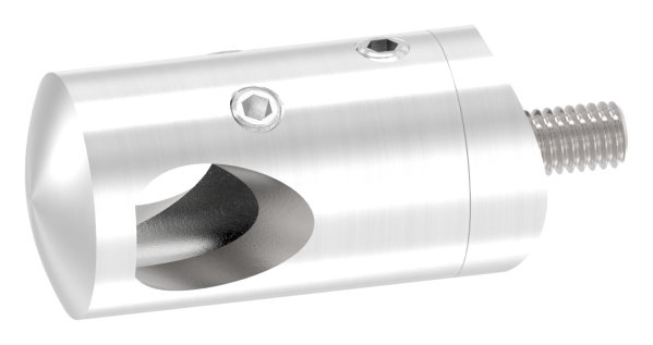 Querstabhalter V4A Edelstahl – 90° Aussenecke fuer Anschluss 42-4 mm passend fuer Rundstaebe 12 mm inkl- Maden- - Befestigungsschrauben-88-1150400-240A-V4A.AE