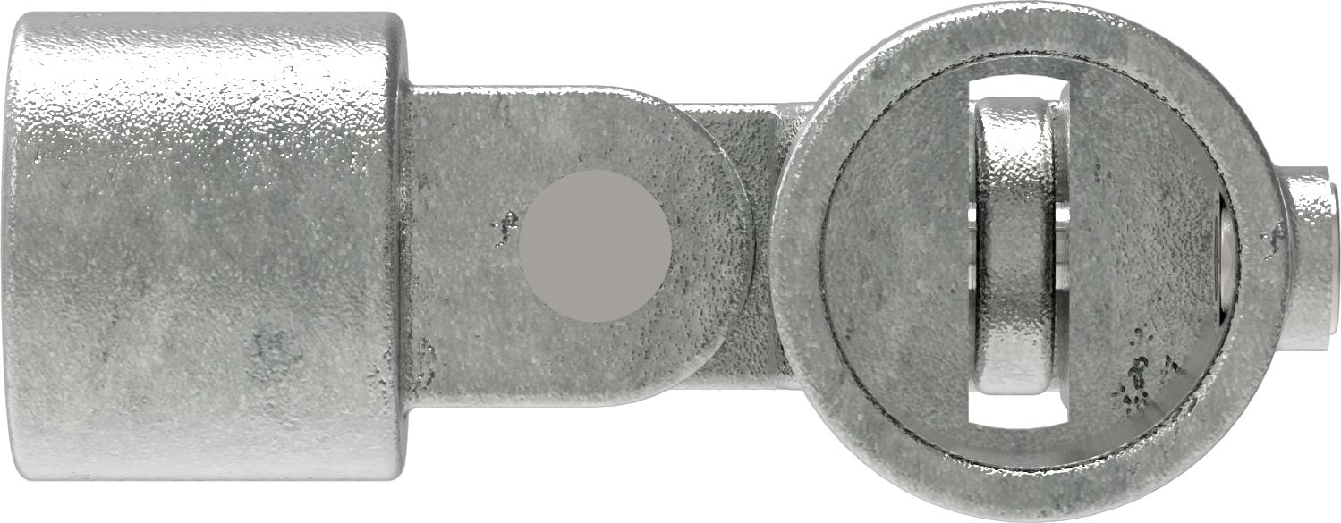 Rohrverbinder Gelenkstueck doppelt 90° Ø 33-7 mm -1- - Temperguss verzinkt - 168B34-168B34