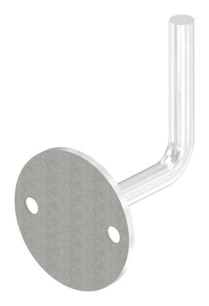 Handlaufhalter V4A Ronde Ø70x4 mm Buegel Ø12 mm Wandabstand 80 mm zum Anschweissen-88-1150300-V4A-G.V