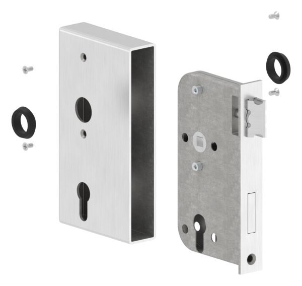 Schlosskasten Edelstahl 30 x 94 x 172 mm geschliffen-88.11564152