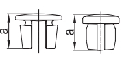 Rohrverbinder | Einschlagstopfen Feuerverzinkt | 184 | 17,2 mm - 60,3mm | 3/8" - 2"