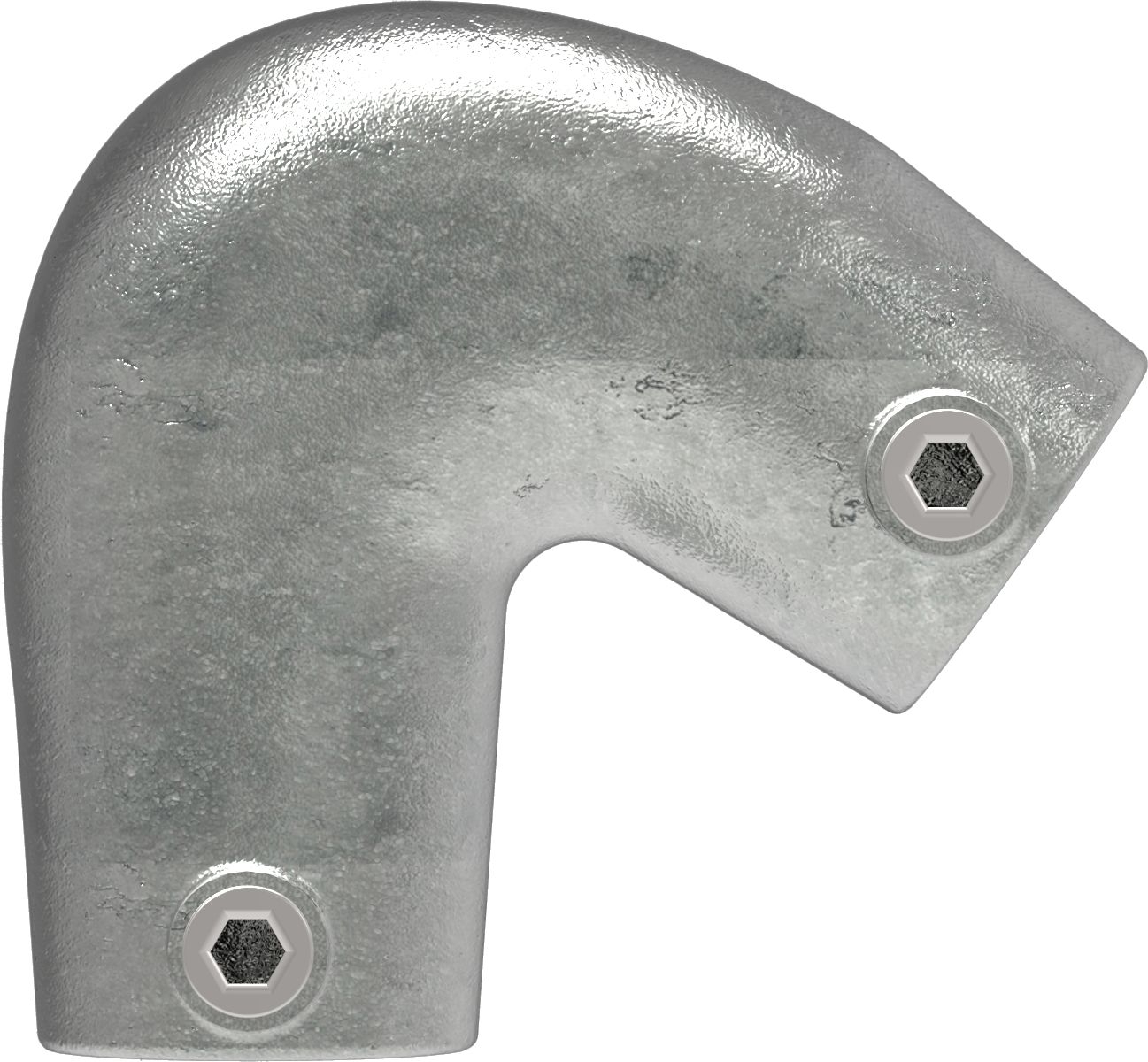 Rohrverbinder | Bogen variabel 40-70° | 123B34 | 33,7 mm | 1" | Feuerverzinkt u. Elektrogalvanisiert