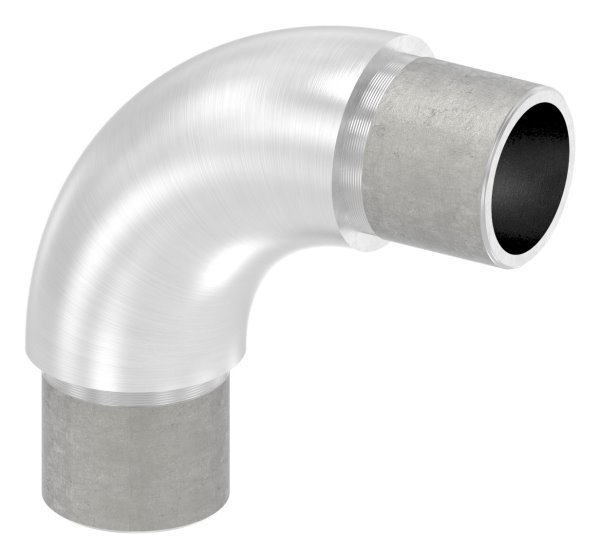Rohrbogen 90° rund, für Rundrohr Ø 26,9x2,0 mm V2A