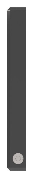 Montageplatte eckig 65 x 100 mm