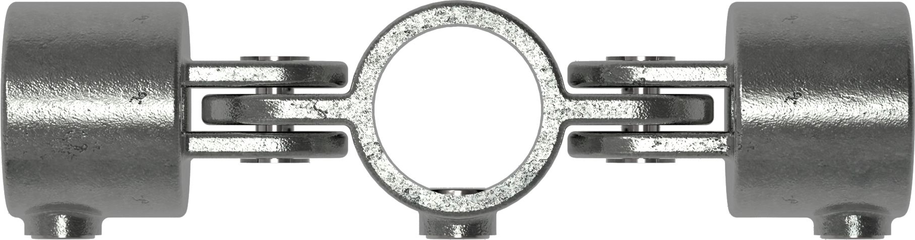 Rohrverbinder | Gelenkstück doppelt 180° | 167C42 | 42,4 mm | 1 1/4" | Feuerverzinkt u. Elektrogalvanisiert