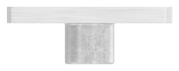 Platte für Rohr 40 x 40 mm zum Aufschweißen V2A