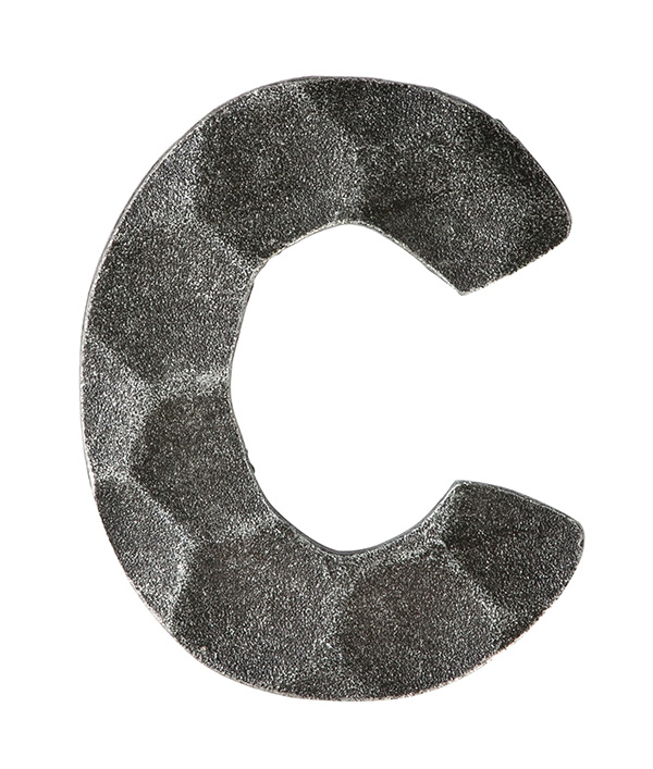 Hausnummer klein c