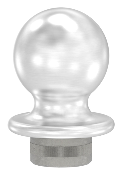 Kugelrohrknopf V2A für Ø 33,7x2,5 mm