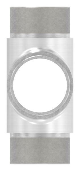 Kreuzstueck V2A fuer Rohr Ø 42-4 x 2-0 mm zum Stecken-11-3656.4