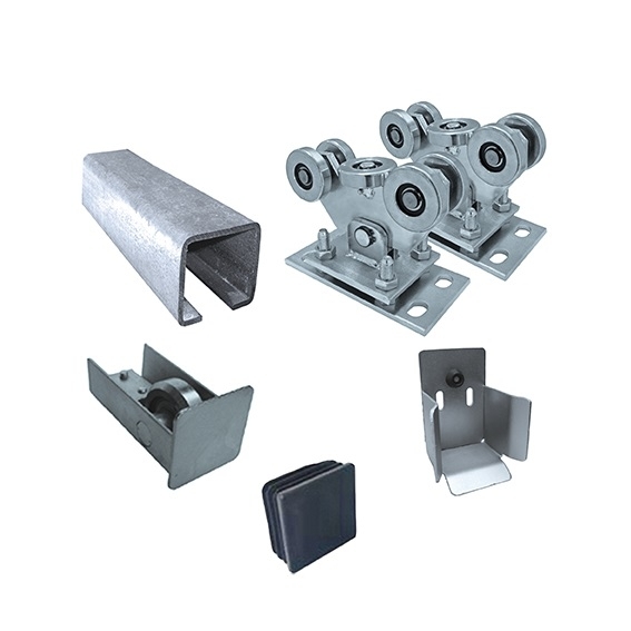 Beschlagset freitragendes Schiebetor Stahl verzinkt fr Profil 70x70 mm bis 300 kg-89-11SV70X70ZNCLASIC-A.4