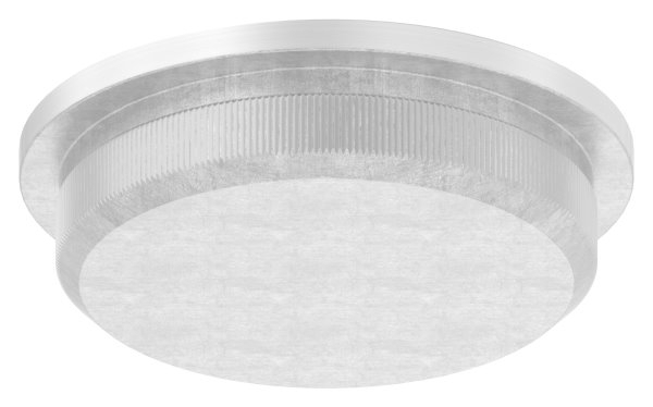 Stopfen leicht gewölbt V2A Vollmaterial für Ø 26,9x2,0 mm - dünne Ausführung