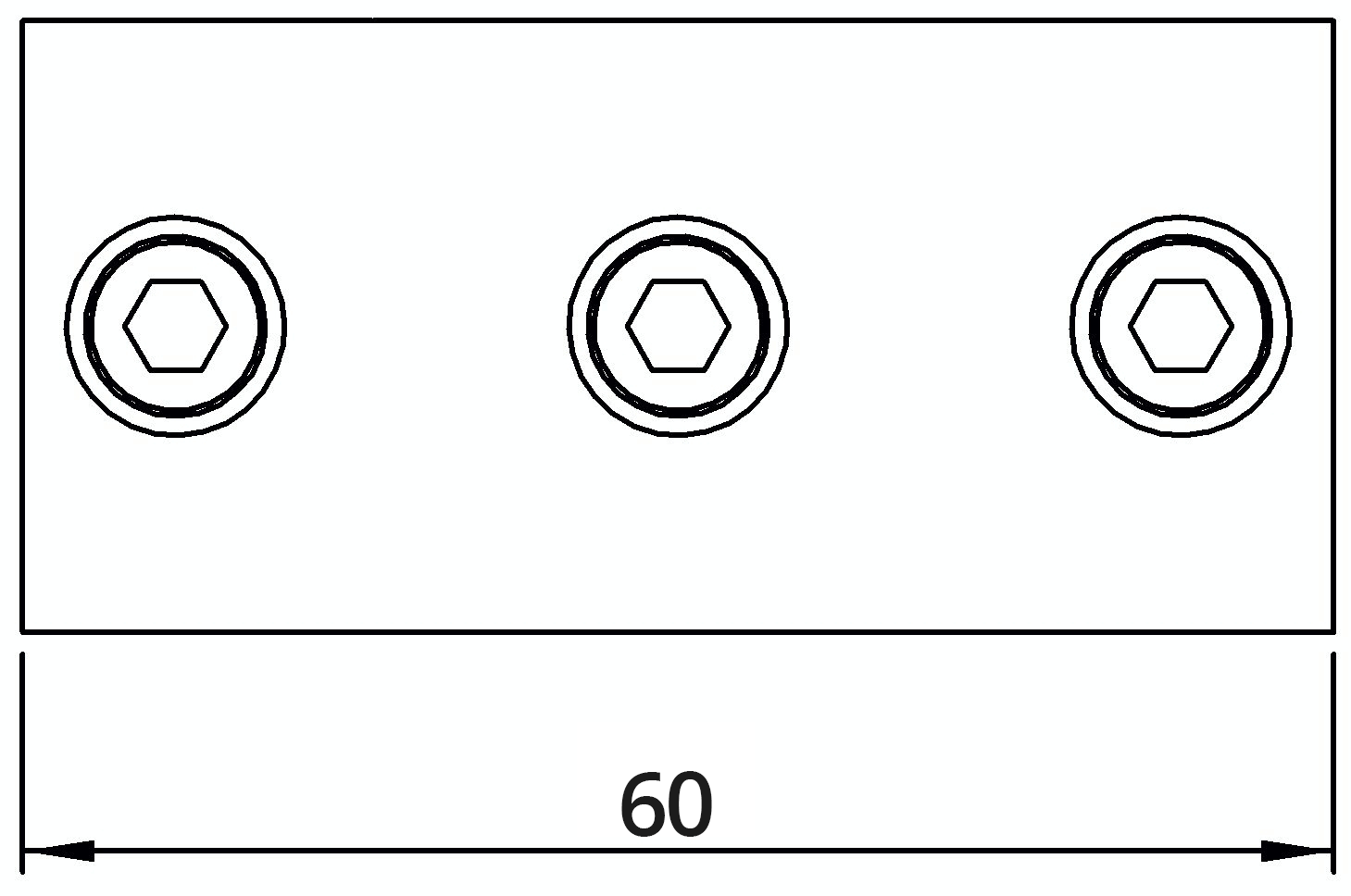Rohrverbinder | T-Stück für Stützrohr | 176C42 | 42,4 mm | 1 1/4" | Temperguss u. Elektrogalvanisiert