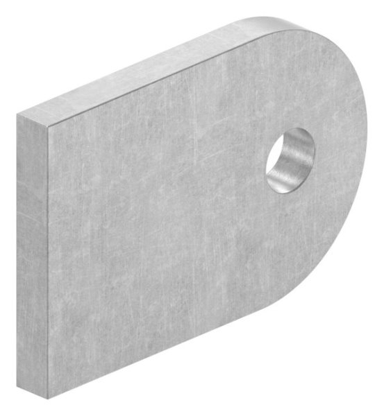 Anschweißlasche 60 x 40 x 6mm mit Rundloch 9mm