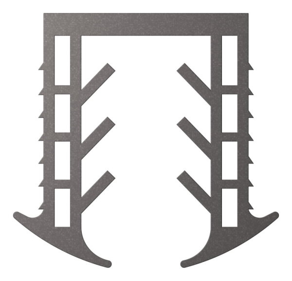 Keildichtung Glas 10,00 – 13,52mm, für Nut 27 x 30mm, Länge 3m, EPDM