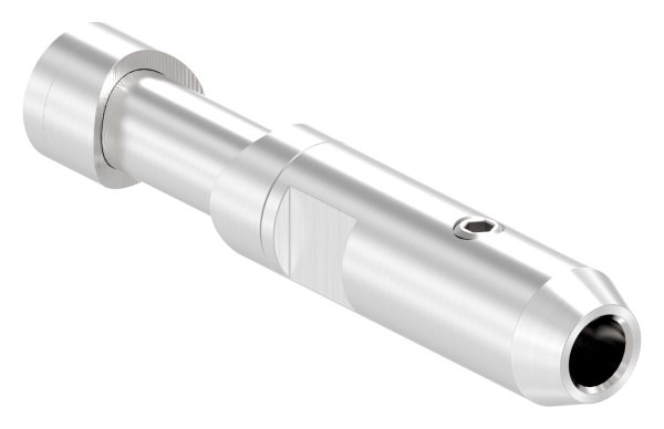 Seilhalter zum Schrauben und Spannen | Für Seil Ø 6 mm | V2A