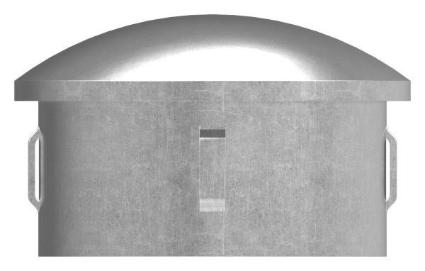 Stahlstopfen - leicht gewoelbt - fuer Ø 60-3x2-5-2-9 mm - Stah S235JR- roh-30-2907.8