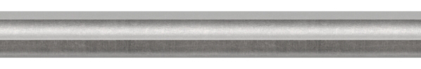 Handlauf | 40x12 mm | Länge: 3000 mm | Halbrund | Stahl (Roh) S235JR