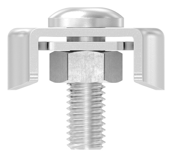 Simplexklemme - fuer Seil Ø 8 mm - V4A-11-2923.1