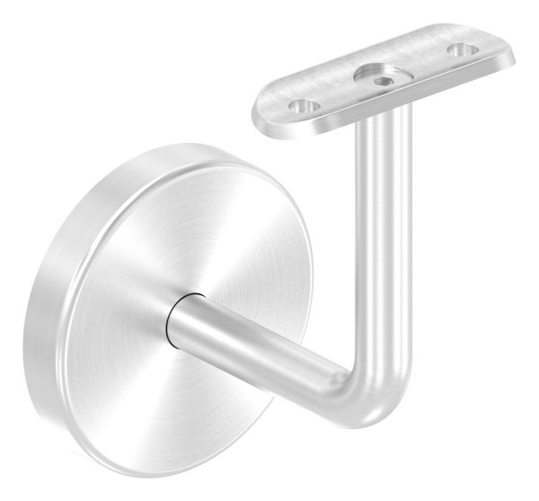 Handlaufhalter mit Halteplatte für Ø 42,4 mm V2A