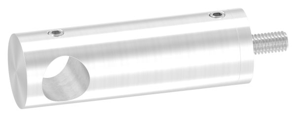 Querstabhalter | Lang | mit Bohrung 14,2 mm | für Anschluss Flach
