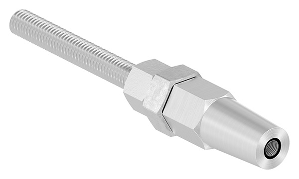 Gewindeterminal zur Selbstmontage | Für Seil Ø 5 mm | V4A