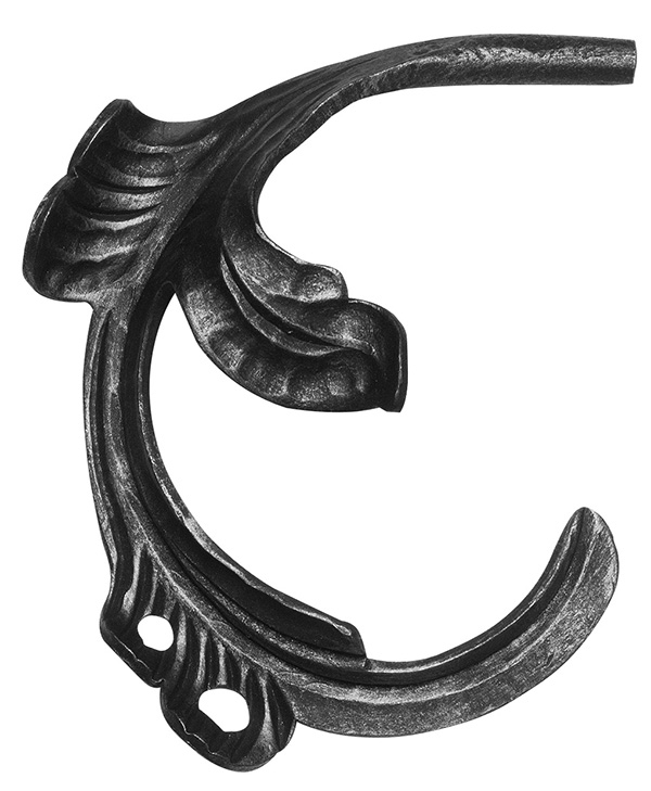 Ländliches Barock | Maße: 170x160 mm | Stahl S235JR, roh