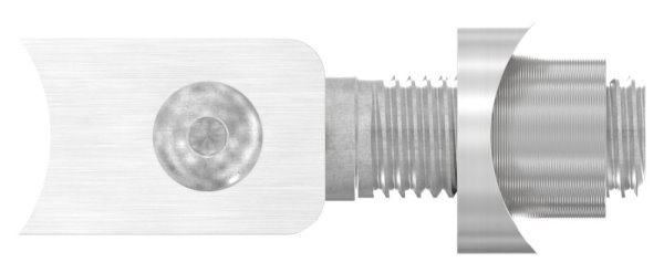 Torband mit Gewindehuelse M16 fuer Rohr 42-4mm- V2A-88-11120-M16-VA.42