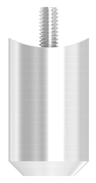 Querstabhalter V2A Edelstahl – Stossverbinder mit Bohrung Ø 12-5 mm fuer Anschluss 48-3 mm inkl- Schraube M6 -Handlaufhalter-Buegel Befestigung-88-1150535-240.48