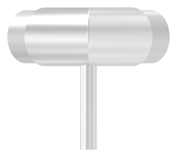 Steckecke mit Stift für Rundrohr Ø 42,4 x 2,0 mm V2A