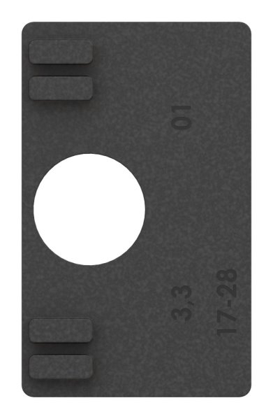 Gummieinlage Gummi fuer Glas 8-76 mm VSG fuer Glasklemme Mod- 45-88-114509.GU
