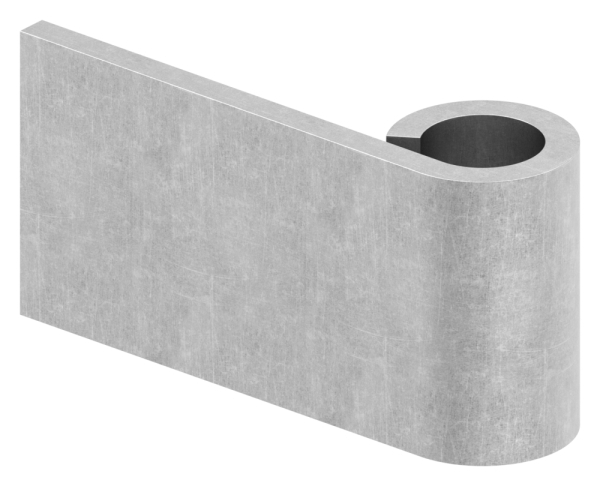 Anschweißband für Torband zum Durchschrauben Ø 16mm, Länge 75mm