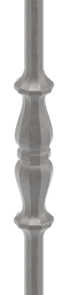 Zwischenstab | Länge: 900 mm | Material: 14 mm | rund, gehämmert | Stahl S235JR, roh