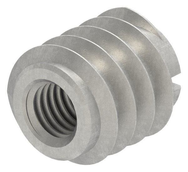 Rampa-Muffe Edelstahl V2A M8x18 mm Typ B fuer Vorbohrung 14-0-14-5 mm-88-1158369-240.8