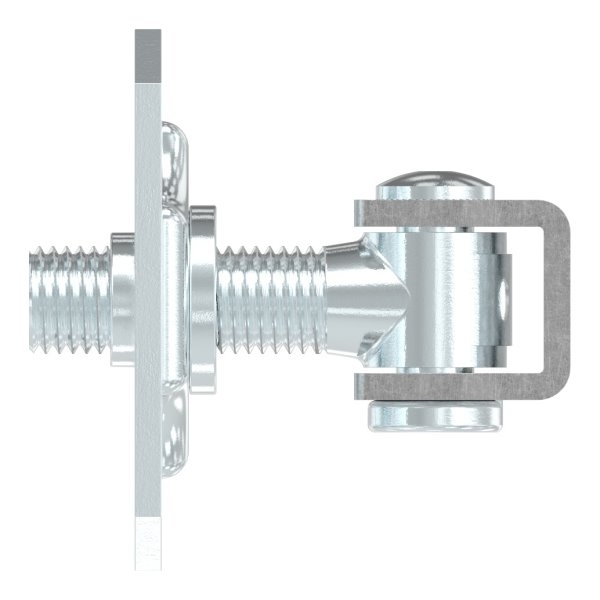 Torband M20 verstellbar mit Befestigungsplatte Stahl (Roh) S235JR