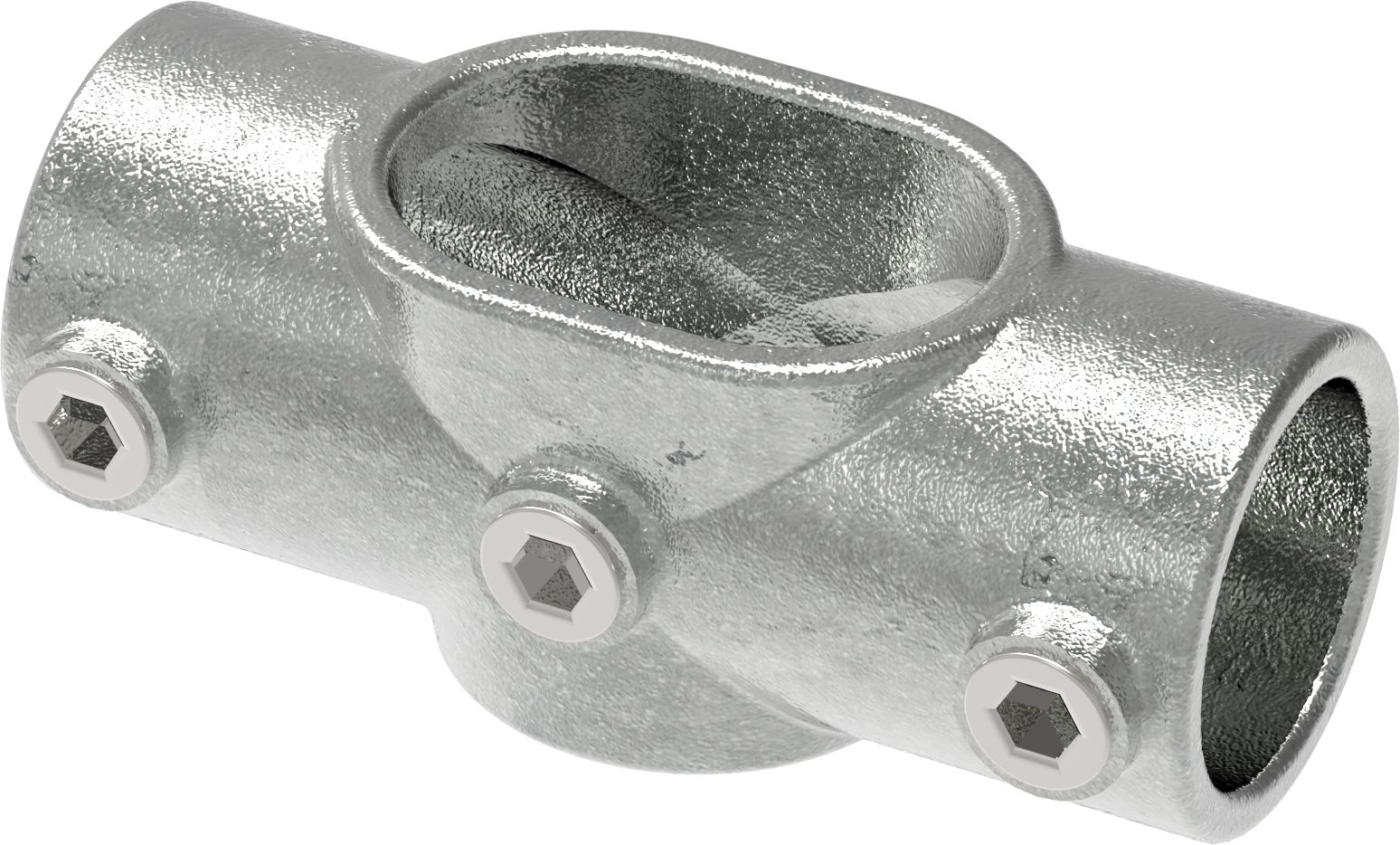 Rohrverbinder - Kreuzstueck verstellbar 0-11° - 156D48 - 48-3 mm - 1 1-2- - Feuerverzinkt u. Elektrogalvanisiert-156D48