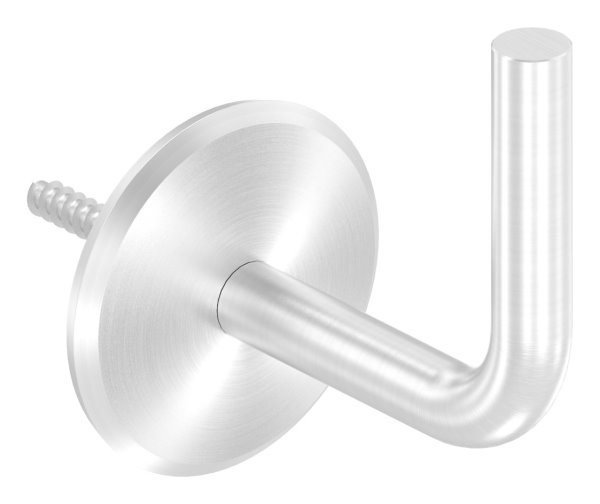 Handlaufhalter V2A Ronde 70x5 mm Buegel 14 mm WA 84 mm zum Anschweissen m- Stockschraube-11-2014.4